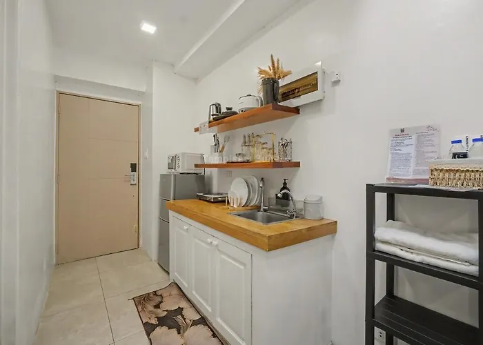 Aparthotel Boho Style Cozy Unit Along Edsa, 3mins Walk From Gma Mrt Kamuning *