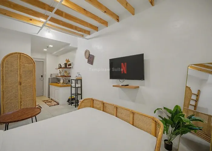Aparthotel Boho Style Cozy Unit Along Edsa, 3mins Walk From Gma Mrt Kamuning *